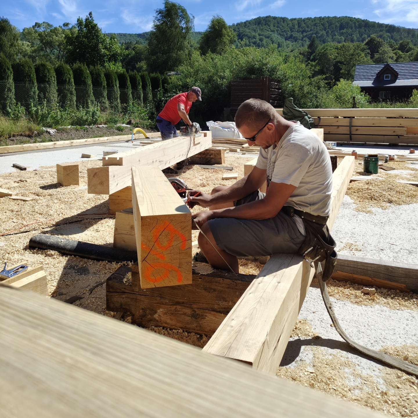 Praca z drewnem konstrukcyjnym — Drewnokreatywni Wójcik